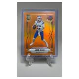 2025 Elite Josh Allen Orange SP Insert - Ser.#141/