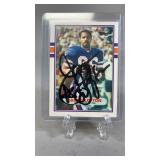 1989 Topps Traded James Lofton Autographed Card