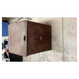 Early Tin Storage Box - Lid not attached