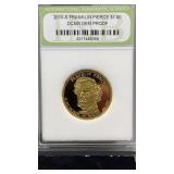2010 S Franklin Pierce Dollar DCAM Gem Proof