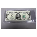 1963A Uncirculated 5.00 Bill