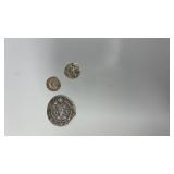 3- Antique Silver Coins
