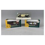 3 Die Cast Collector Cars