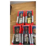 Hand Painted Baseball Bobble Heads (X5)