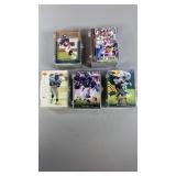 5- Hard Cases Full of Football Cards