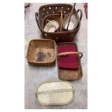 Large Assortment of Wicker Baskets