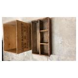 2 Wooden Boxes