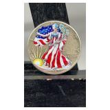 1945 Painted Liberty Half
