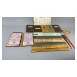 Early Receipt Books and Rulers