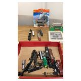 Assortment of Train Cars and Accesories