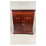 Wood Jewelry Box W/Contents of Jewelry-see Picture