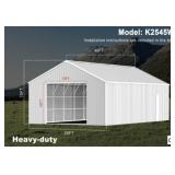 46 FT X 25 FT Metal Single Door Garage K2545W