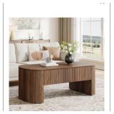 Tribesigns 47-Inch Oval Lift Top Coffee Table