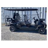 Future 60Volt 6 Person Golf Cart Black
