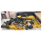 DeWalt Battery Operated Tools,Chargers,Bag
