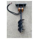 Wolverine Auger W/ 12" Bit - Mini Skid Steer