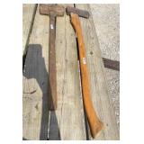 10lb Sledge Hammer and Axe