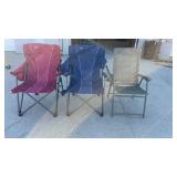 3 Camp Chairs