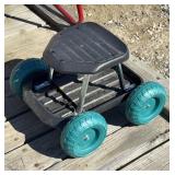 Wheeled Garden Stool