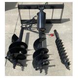 3 Piece Auger Set With Drive And Frame