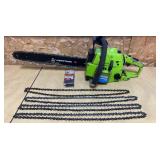 20" Poulan Counter Vibe 3400 Chainsaw W/Chains