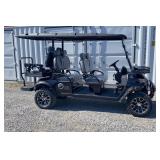 Future 60Volt 6 Person Golf Cart Black