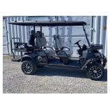Future 60Volt 6 Person Golf Cart Black