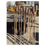 Tiki Torches, Tomato Plant Stands and A Metal