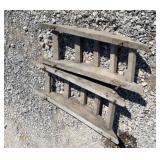 Wood harrow parts
