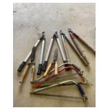 Tote with Loppers and Trimming Tools
