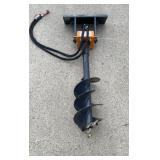 Wolverine Auger W/ 12" Bit - Mini Skid Steer
