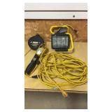 2 Work Lights and Extension Cord