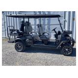 Future 60Volt 6 Person Golf Cart Black