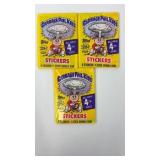 3-Unopened Packs of 1986 Garbage Pail Kids-Series4