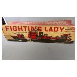 Fighting Lady Battle Ship, And Army Jeep