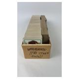 Box of 1980 Topps Football Cards