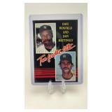 1985 Donruss Mattingly/Winfield Two for the Title