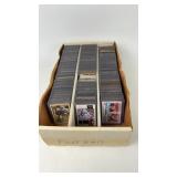 Large Box of Football Cards in Plastic Holders