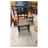 3 Oriental Style Chairs