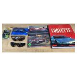 Corvette Books And Sunglasses