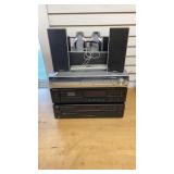 Sony Kenwood JVC CD Player With Surround Speakers