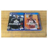 2  PS4 Games Madden 18 And 20
