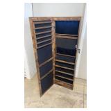 Mirrored Wall Hang Lighted Jewelry Box