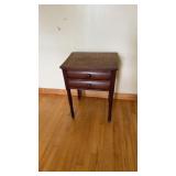Early 2 Drawer Wooden Side Stand