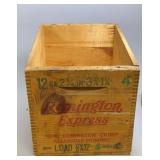 Remington Express Wooden Advertisement Crates