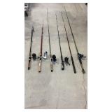 6 Fishing Poles