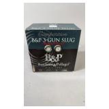B&P 3 Gun Slug 12GA 2 3/4" 25RDS