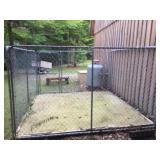 Chain Link Dog Pen - 4 Sides with Door