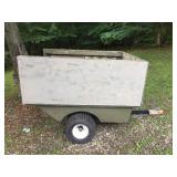 Nice HD Dumping Lawn Cart With Sides