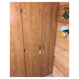 2 Door Partical Board Cabinet With Shelves